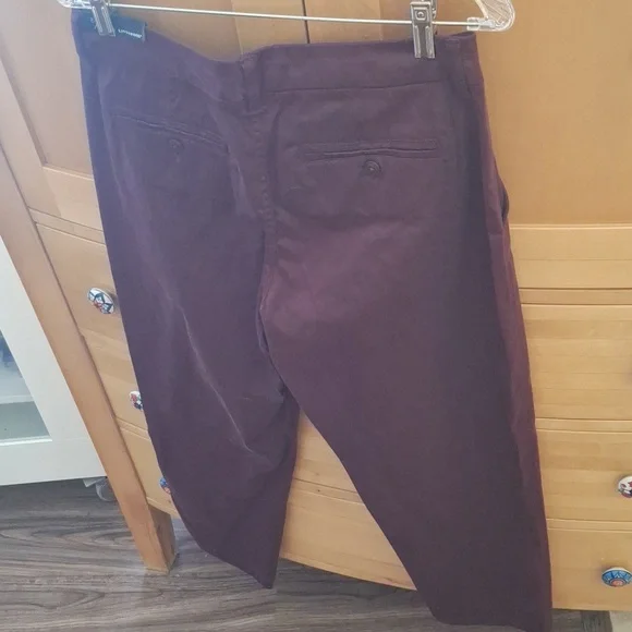 Liverpool Burgundy Trousers Size 8 - Picture 5 of 6